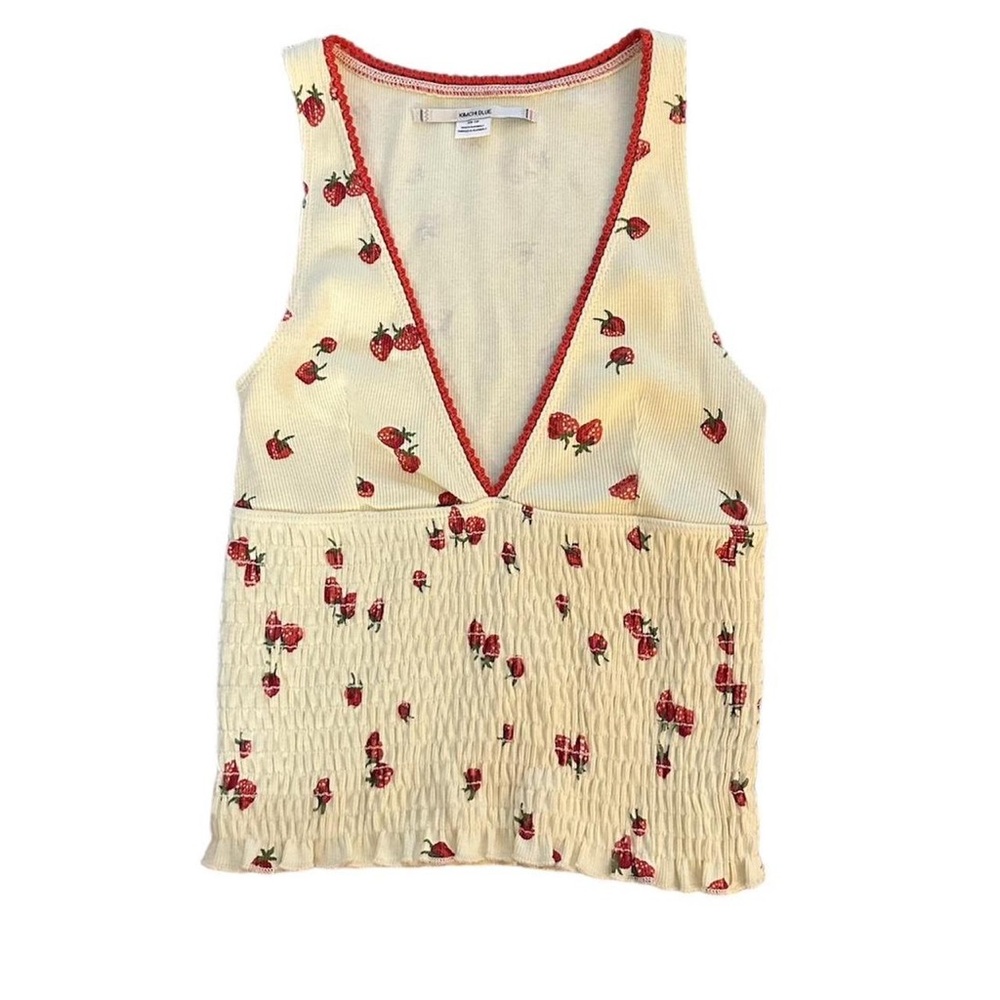Kimchi Blue Women's strawberry tank top
